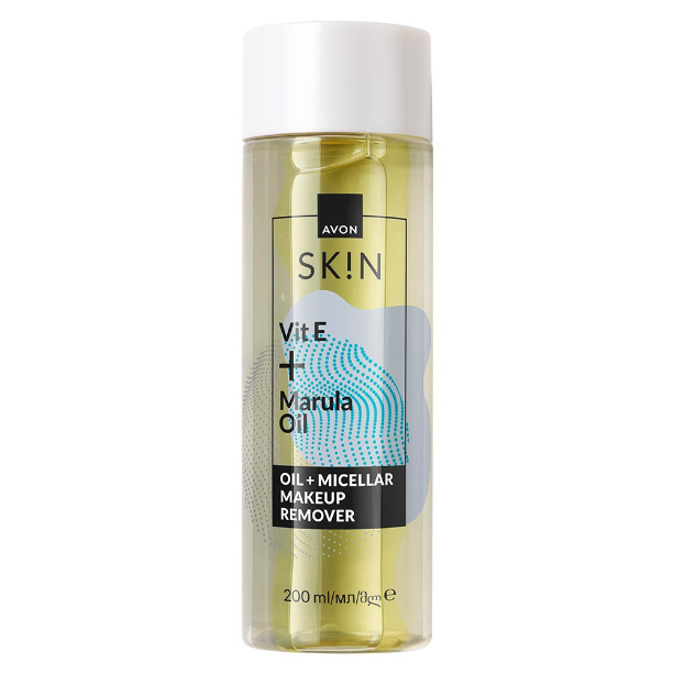 AVON SK!N Płyn micelarny z olejkiem do demakijażu z witaminą E  2w1 200ml