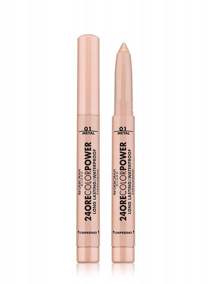 DEBORAH 24 COLOR POWER EYESHADOW Cienie do powiek w sztyfcie 01-Champagne
