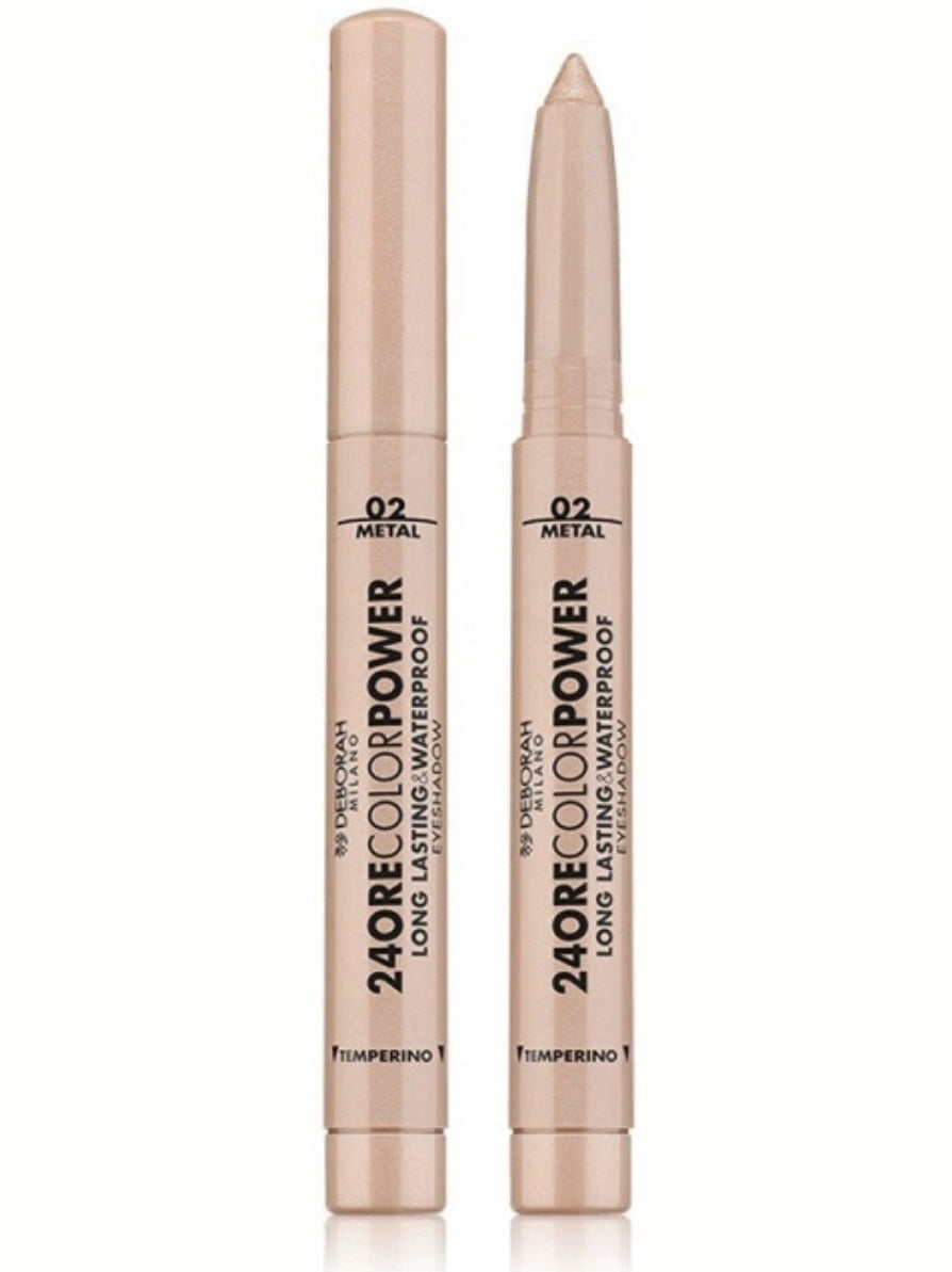 DEBORAH 24 COLOR POWER EYESHADOW Cienie do powiek w sztyfcie 02- Light Gold