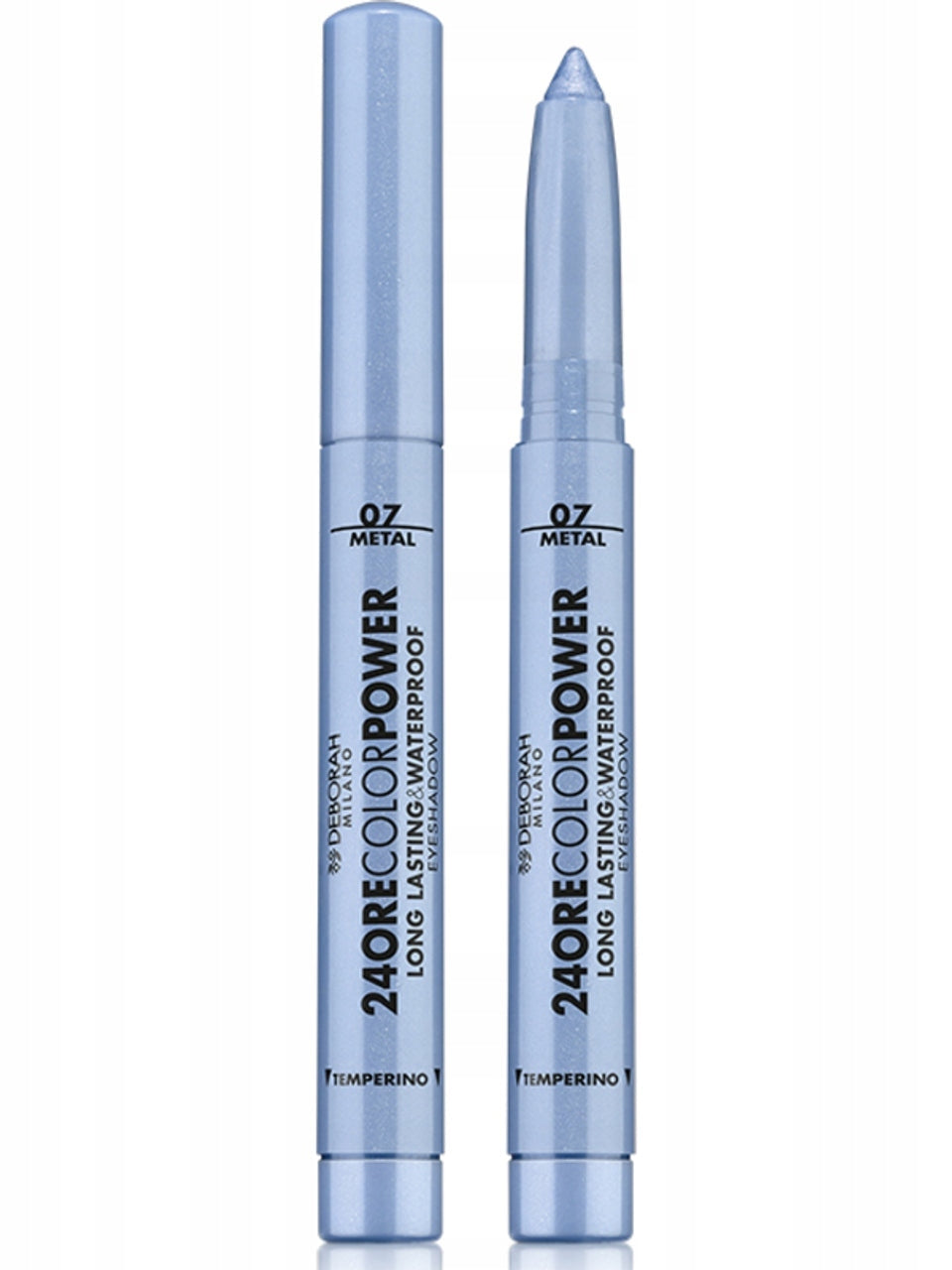 Cień od Powiek Deborah Milano 24 Ore Power Cień w kredce nr 07 Light Blue
