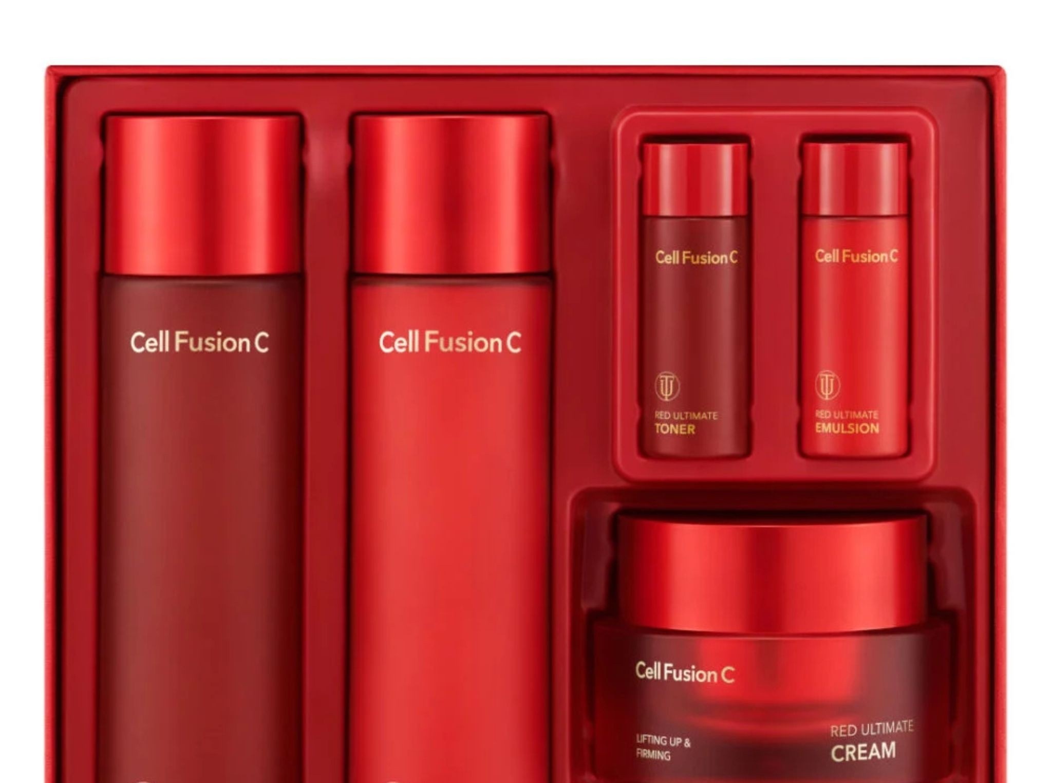 Cell Fusion C Red Ultimate Lifting Set - luksusowy zestaw ujędrniający