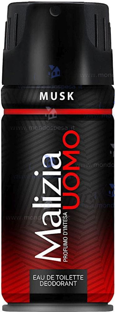 Malizia Uomo Musk 150 ml – męski dezodorant w sprayu o zmysłowym zapachu piżma