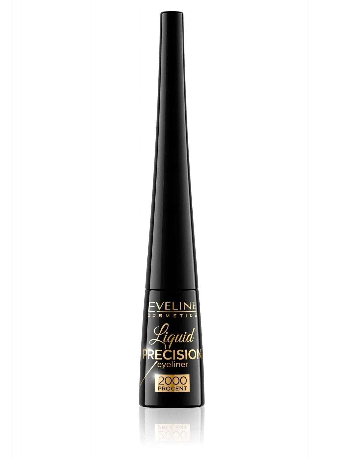 Eyeliner EVELINE Eyeliner Liquid Precision w płynie czarny z woblerem 4 ml