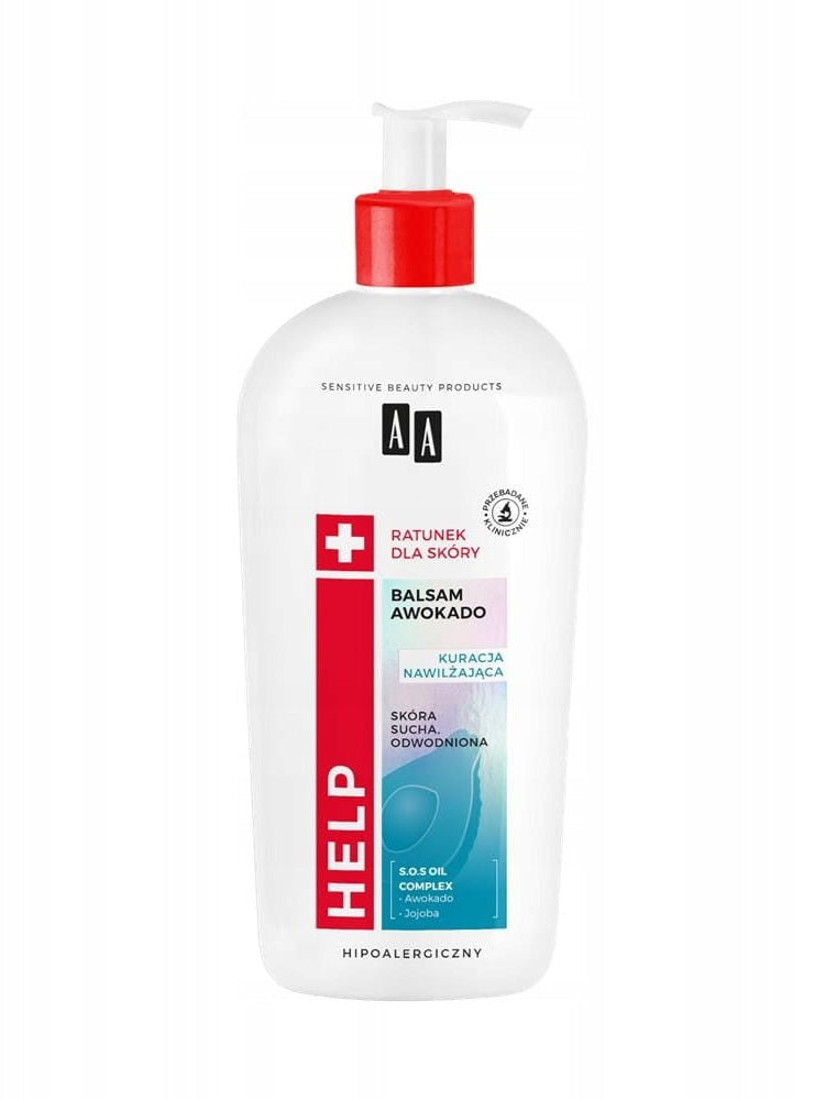 Balsam do ciała AA Help Balsam Awokado Kuracja Nawilżająca 400ml