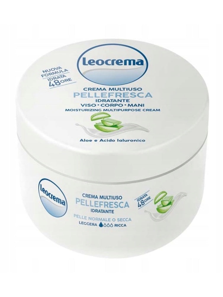 Krem do ciała Leocrema Pelle Fresca z Aloesem i kwasem hialuronowym 300ml