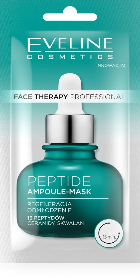 Eveline Face Therapy Peptide Maska-ampułka Regeneracja 13 peptydów 8ml