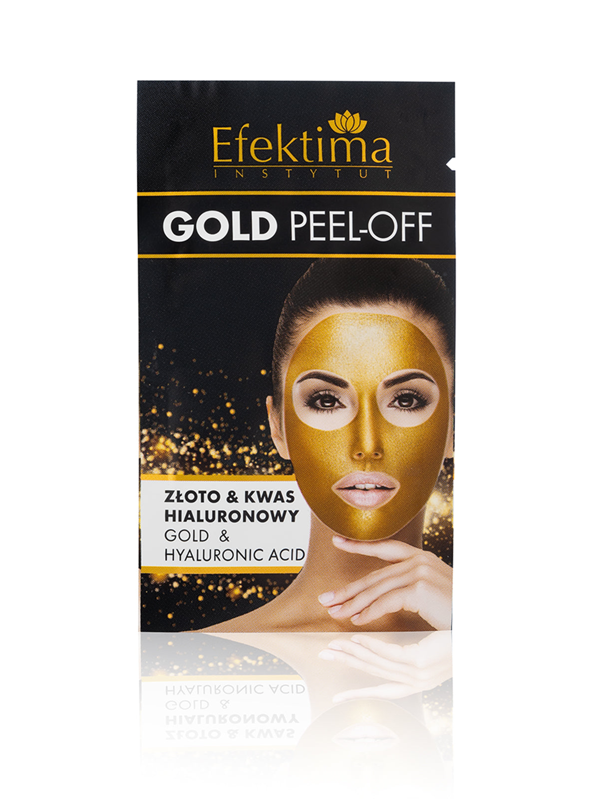 Maseczka do twarzy Efektima GOLD PEEL-OFF Złoto & Kwas hialuronowy