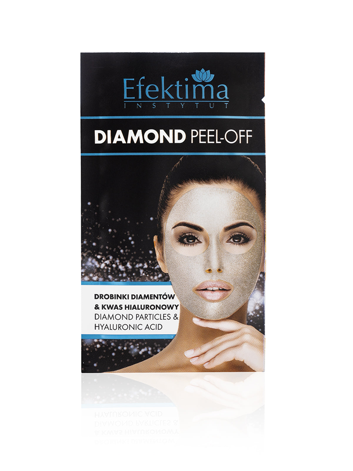 Maseczka do twarzy Efektima DIAMOND PEEL-OFF Diamenty & Kwas hialuronowy