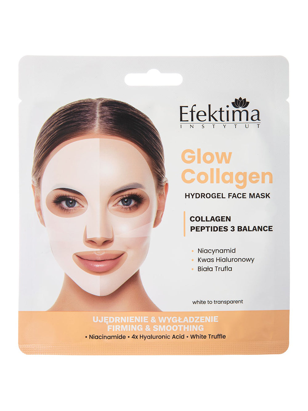 Hydrożelowa maseczka do twarzy Efektima Ujędrnienie & Wygładzenie Glow Collagen