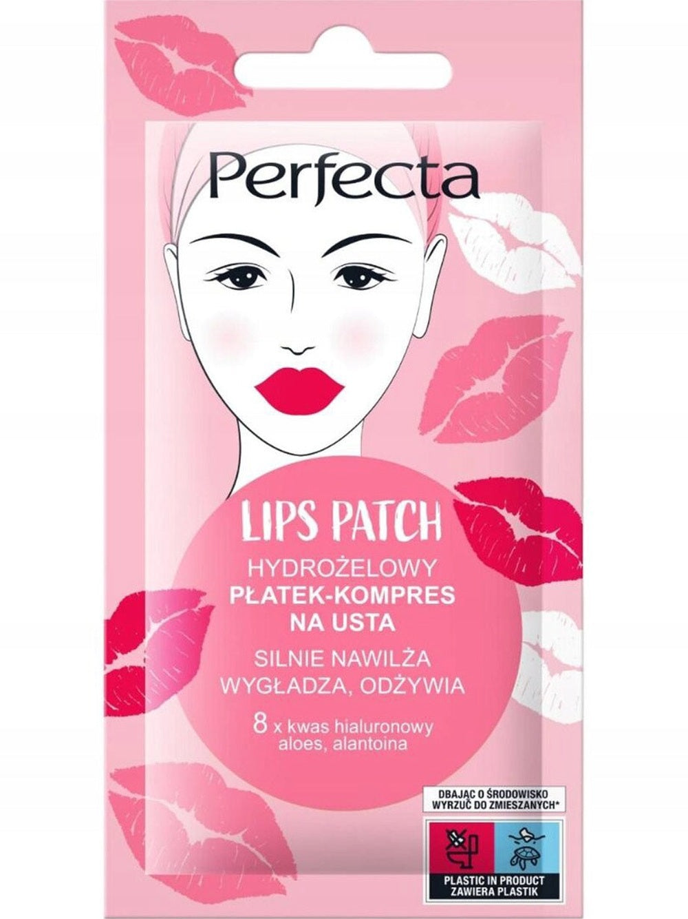 Maseczka na usta Dax Perfecta lips patch hydrożelowy płatek-kompres na usta