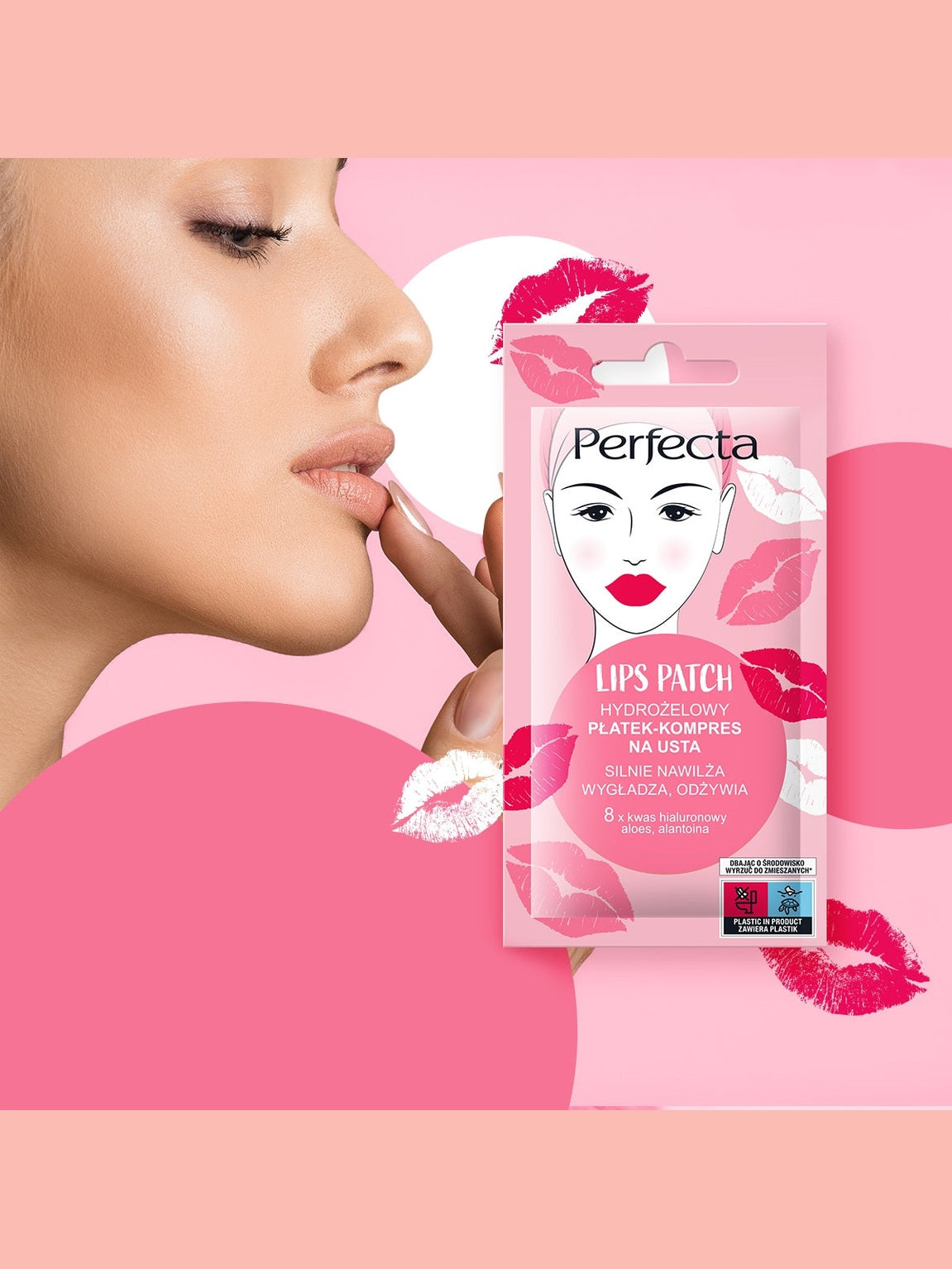 Maseczka na usta Dax Perfecta lips patch hydrożelowy płatek-kompres na usta