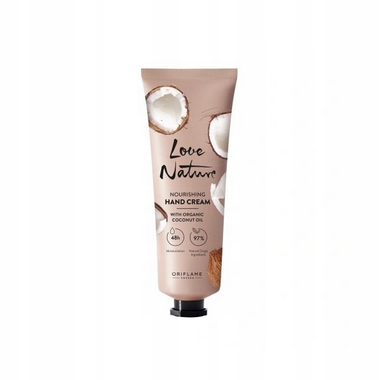 Oriflame Love Nature odżywczy krem do rąk z olejkiem koksowym 75ml