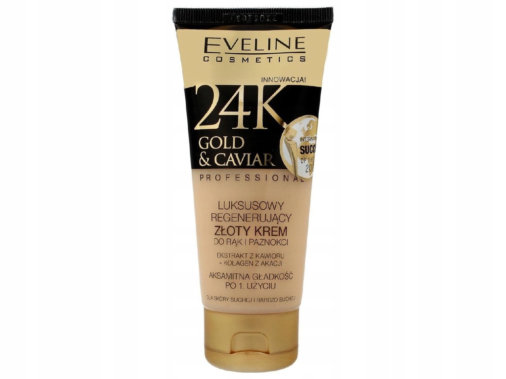 Eveline 24K Gold & Caviar regenerujący krem do rąk i paznokci 100 ml