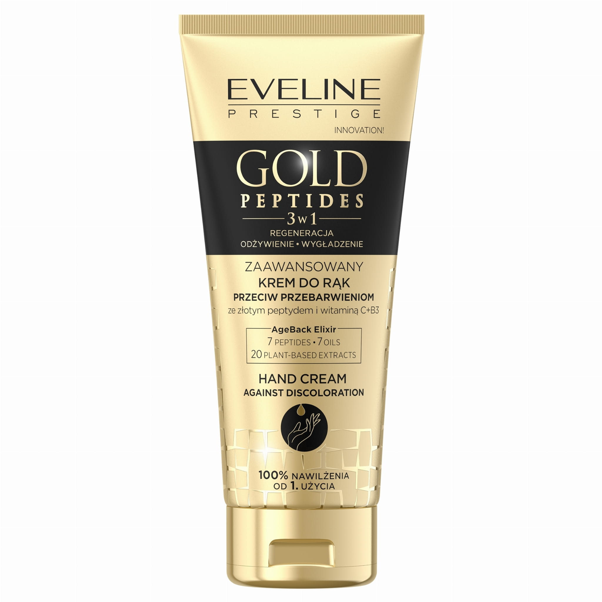 Eveline Gold Peptides Zaawansowany krem do rąk przeciw przebarwieniom 75ml