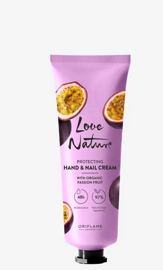 ORIFLAME Love Nature Ochronny krem do rąk z organiczną marakują 75 ml