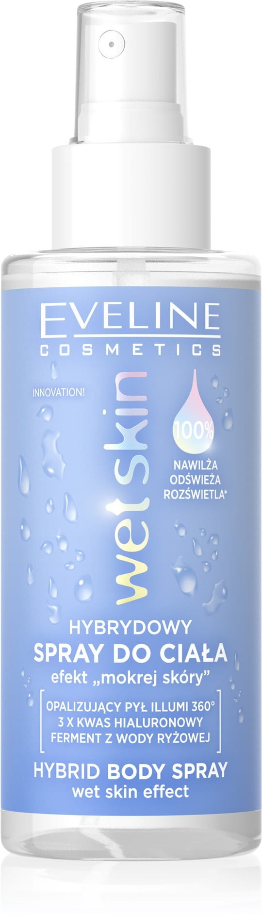 EVELINE Wet Skin Hybrydowy Spray do ciała - efekt mokrej skóry 150 ml