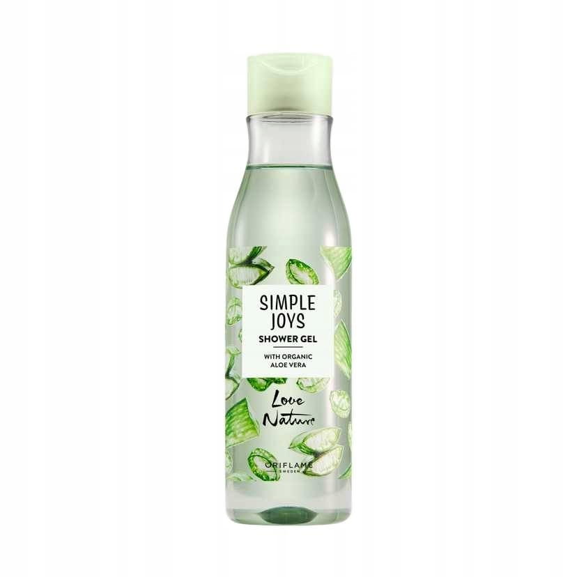 Oriflame Żel pod prysznic Simple Joys Love Nature z organicznym aloesem