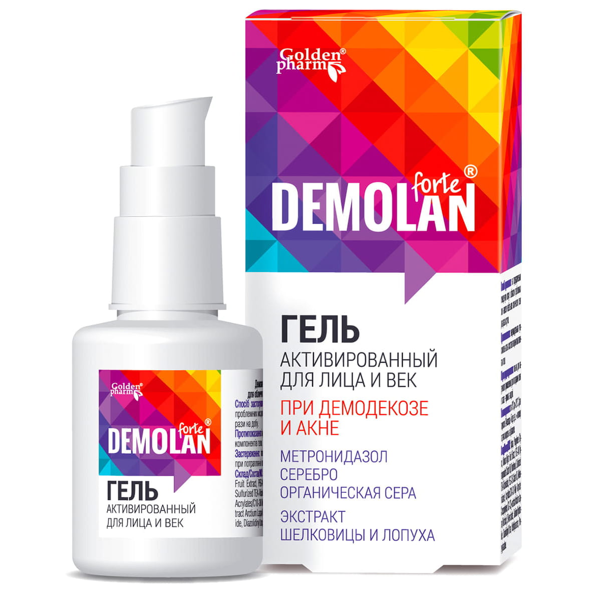 Aktywny Żel do Twarzy i Powiek Demolan Forte, 30 ml