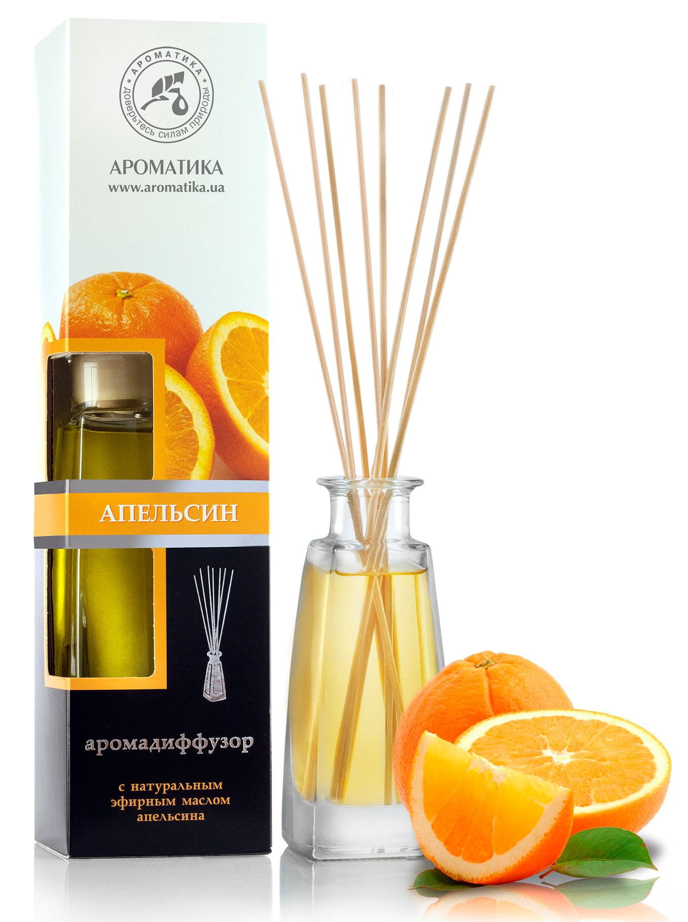 Pomarańcza Dyfuzor Zapachu, Aromadyfuzor, Aromatika, 100ml