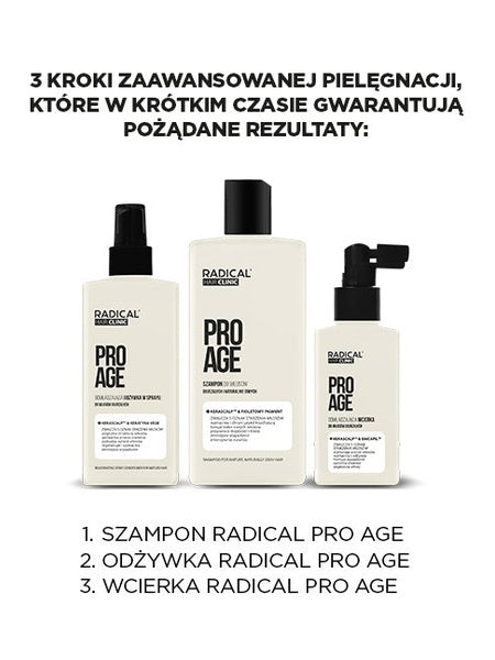 RADICAL HAIR CLINIC Pro Age Odżywka odmładzająca do włosów dojrzałych