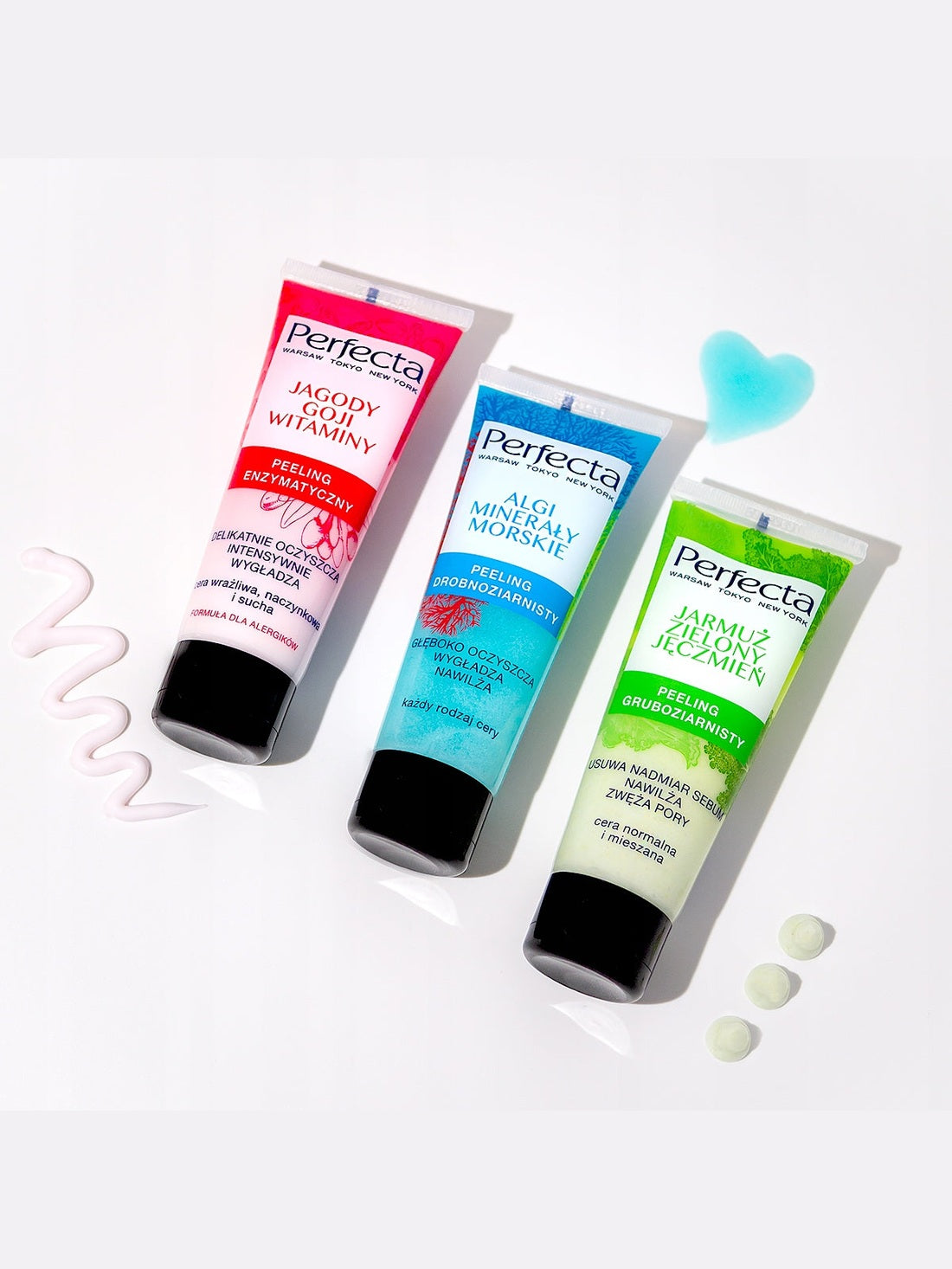 Peeling do twarzy Perfecta Oczyszczający enzymatyczny Jagody GOJI Witaminy