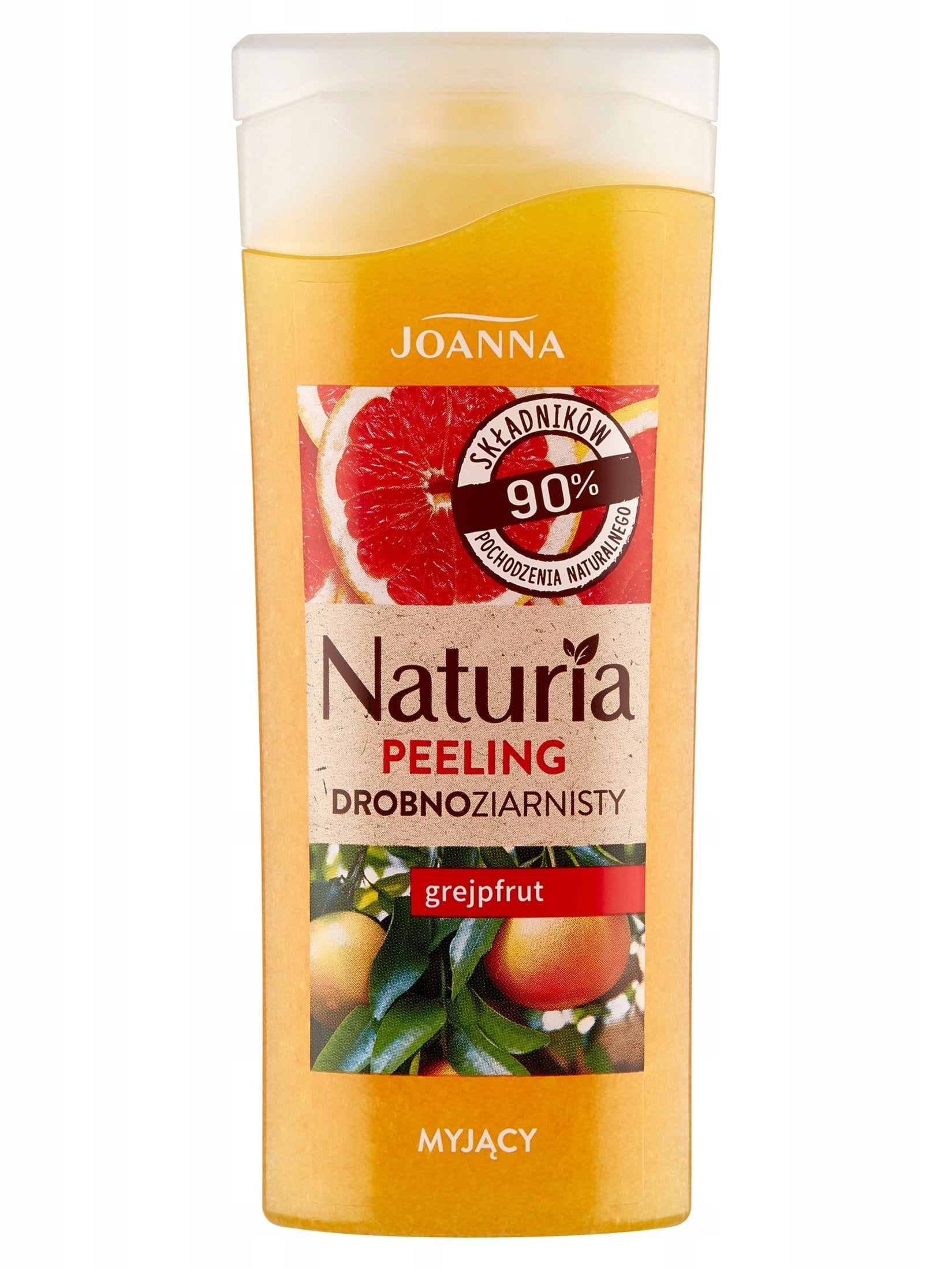 Peeling do ciała JOANNA NATURIA myjący Drobnoziarnisty grejpfrut 100g