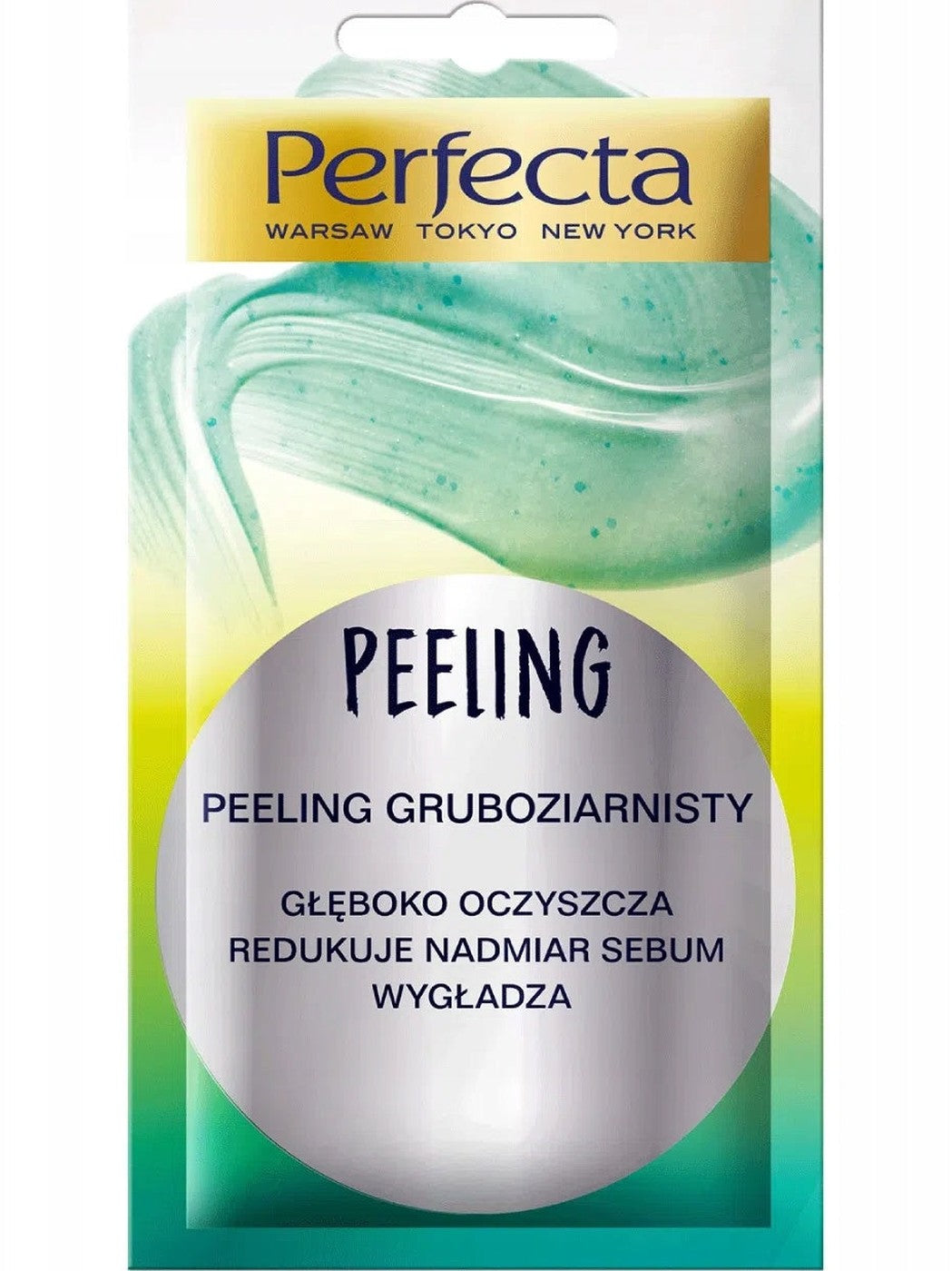 Peeling do twarzy DAX Perfecta GRUBOZIARNISTY dogłębnie oczyszcza 8ml