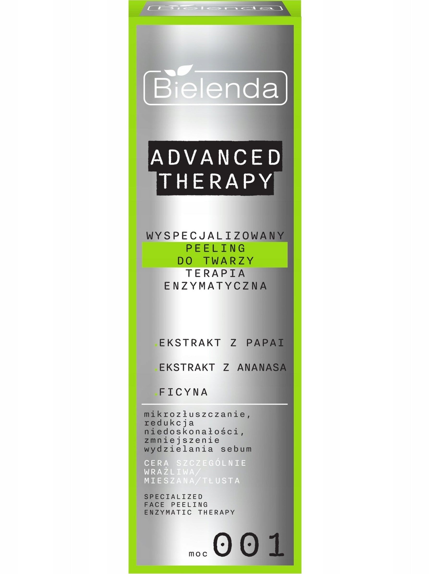 Peeling do twarzy Bielenda Advanced Therapy Wyspecjalizowany Enzymatyczny