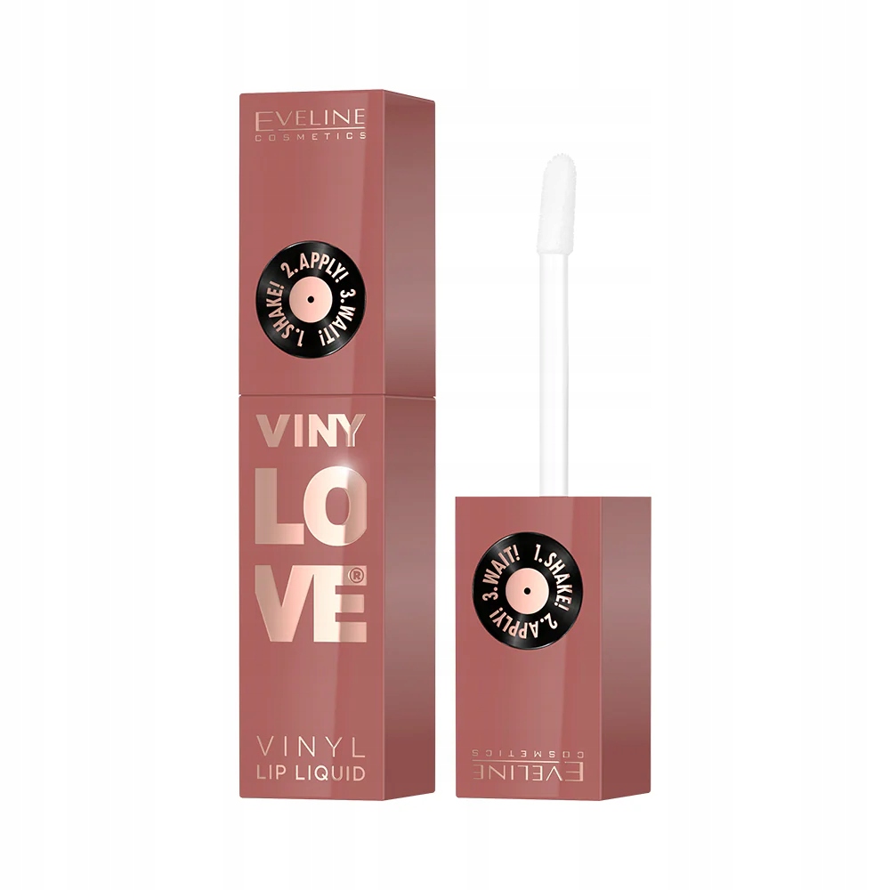 Eveline Vinylove Lip Liquid 4 Peachy pomadka winylowa trwała płynna do ust