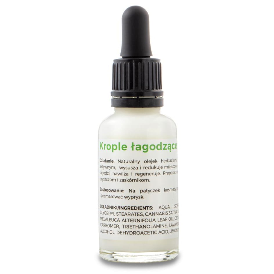 Krople Łagodzące Trądzik, India Cosmetics, 30ml