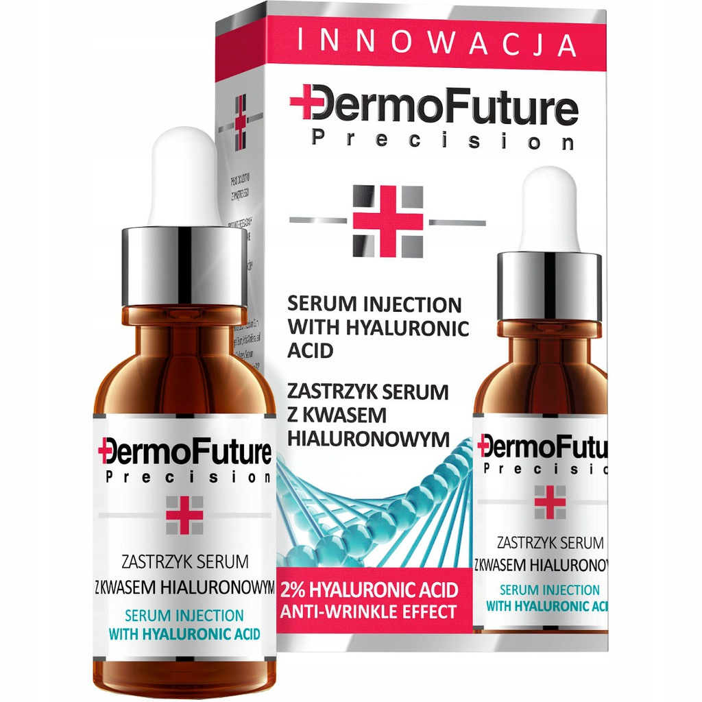 Zastrzyk Serum do Twarzy z Kwasem Hialuronowym DermoFuture, 20ml