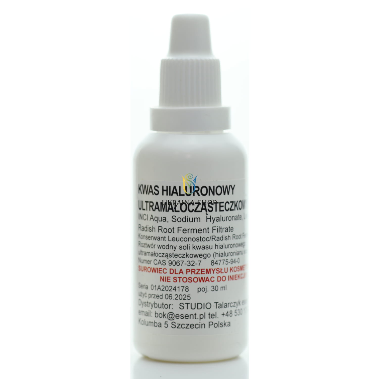 Kwas Hialuronowy Ultramałocząsteczkowy 7%, Esent, 30ml