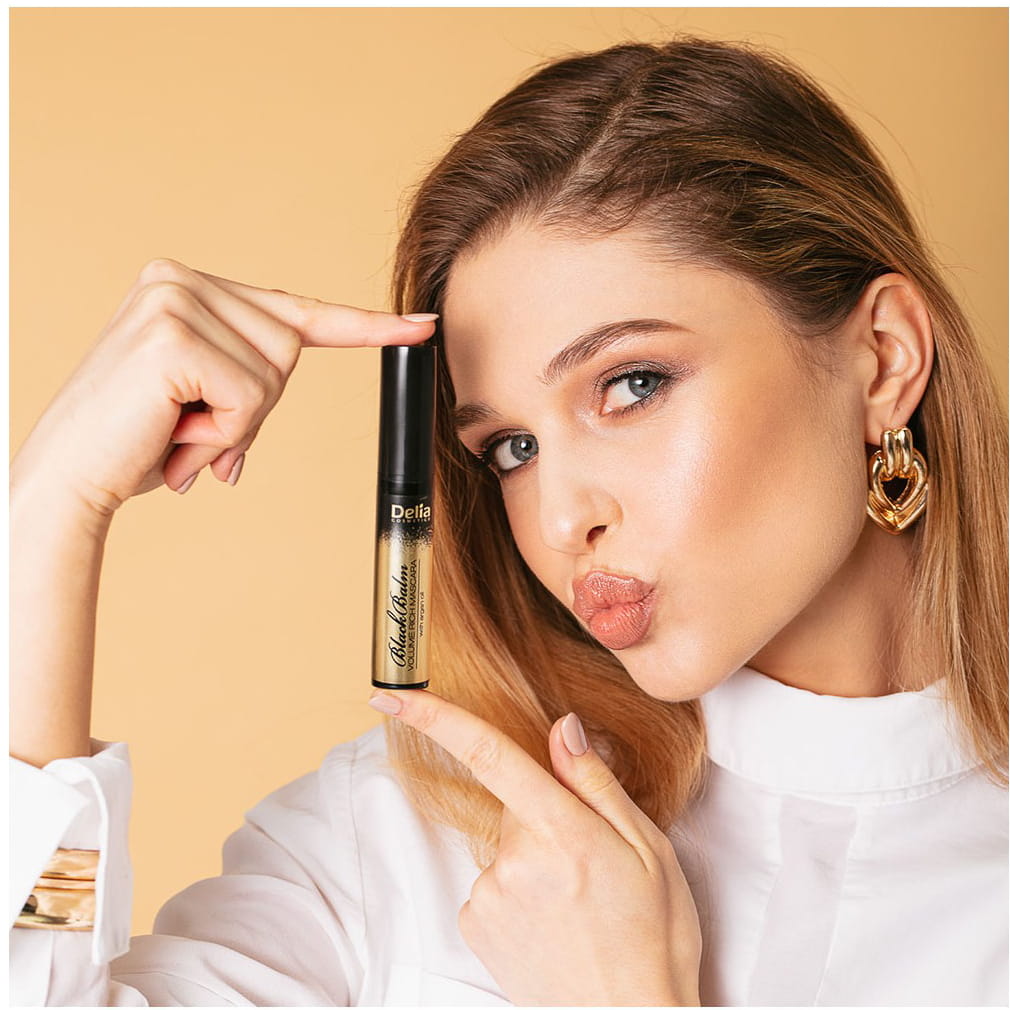 Tusz do Rzęs DELIA Maskara Volume Rich Black Balm, 14ml