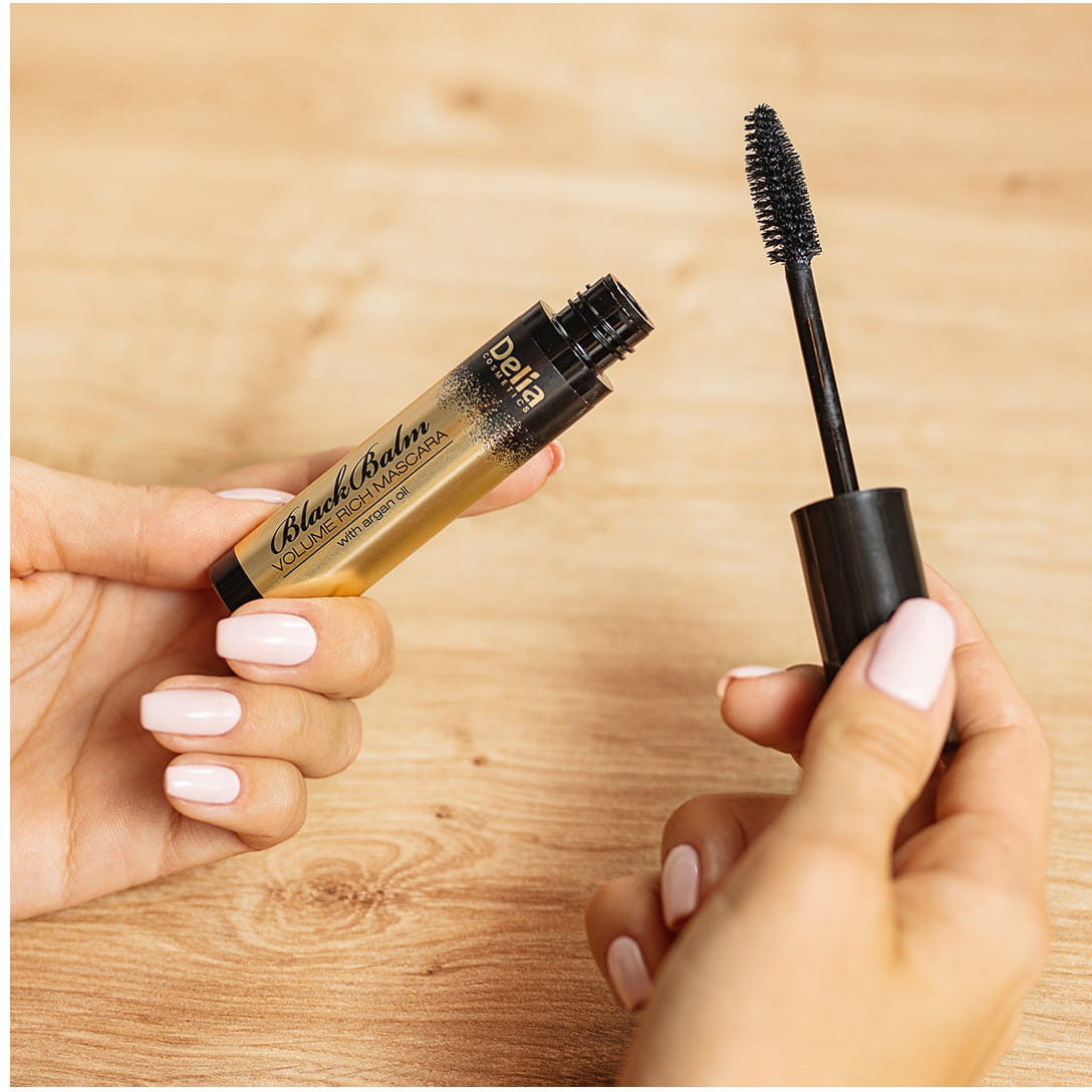 Tusz do Rzęs DELIA Maskara Volume Rich Black Balm, 14ml